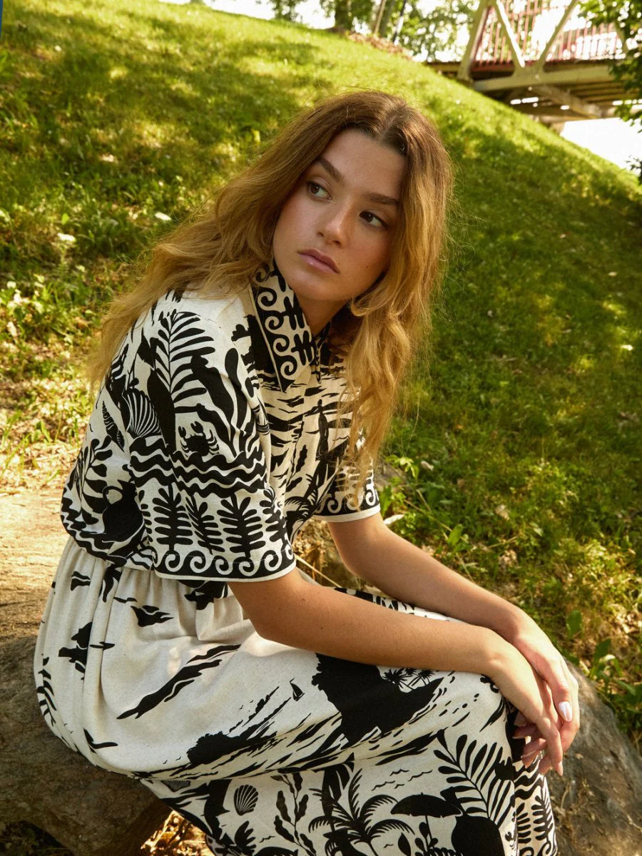 Marigold Sissi Dress (Santorini) - Image 13