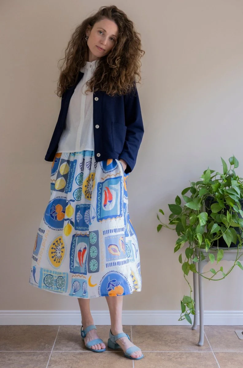 Marigold Anita Coat (Navy) - Image 8
