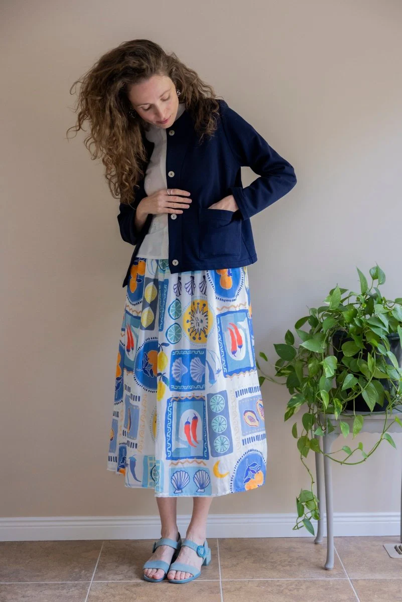 Marigold Anita Coat (Navy) - Image 7