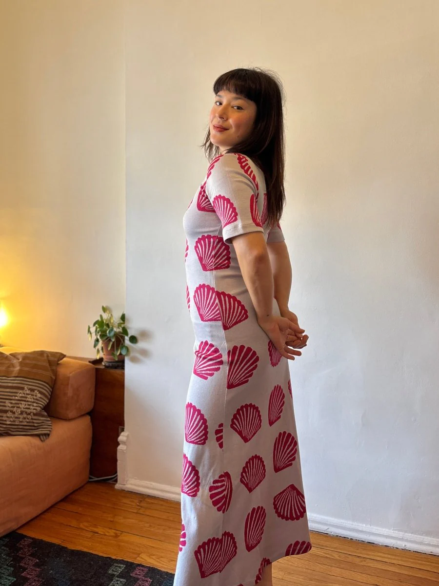 Marigold Trudy Dress (Pink Shell) - Image 2