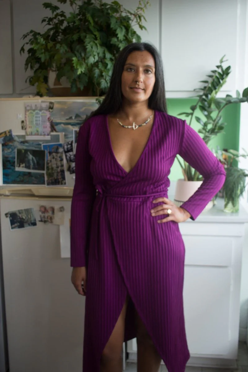 Marigold Vera Dress (Purple) - Image 3