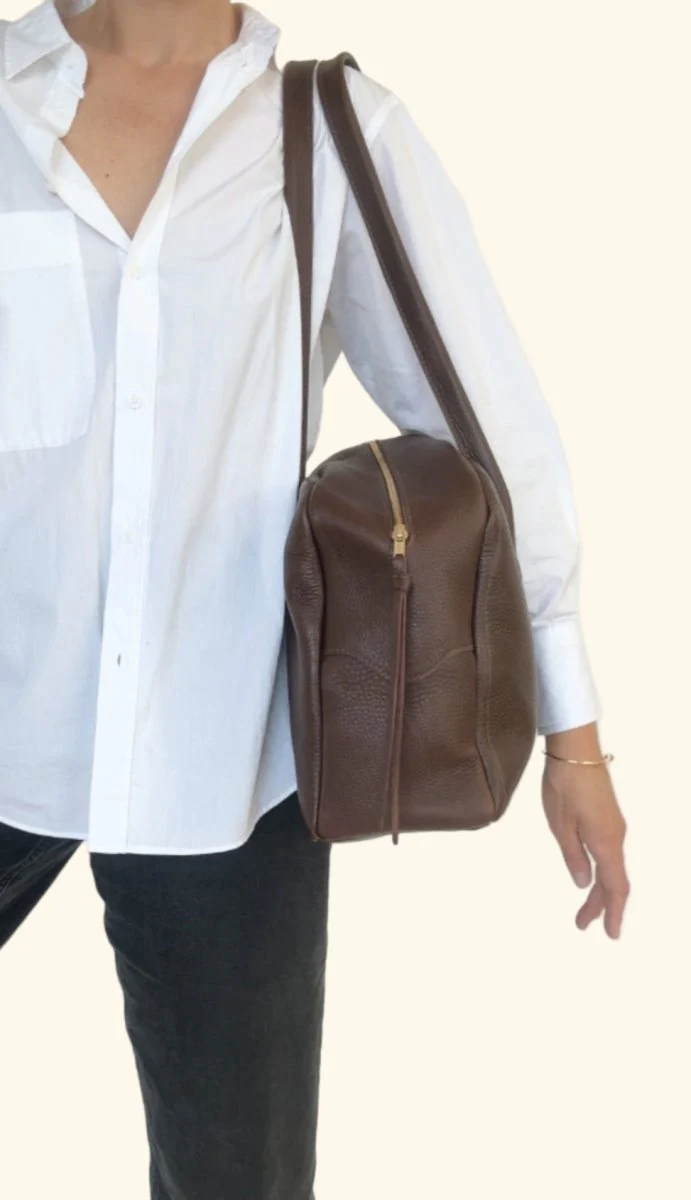 Market Canvas Amandine Travel Bag (Cacao) - Image 2