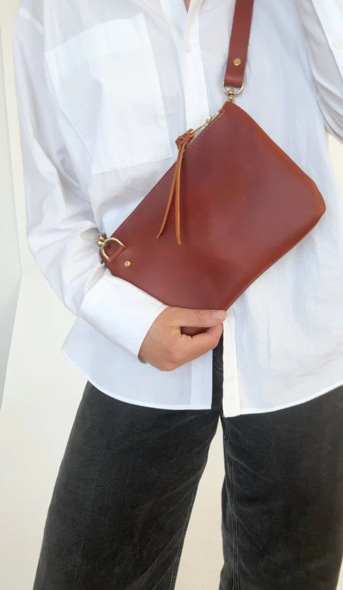 Market Canvas Astrid Crossbody Bag (Various Colours) - Image 4