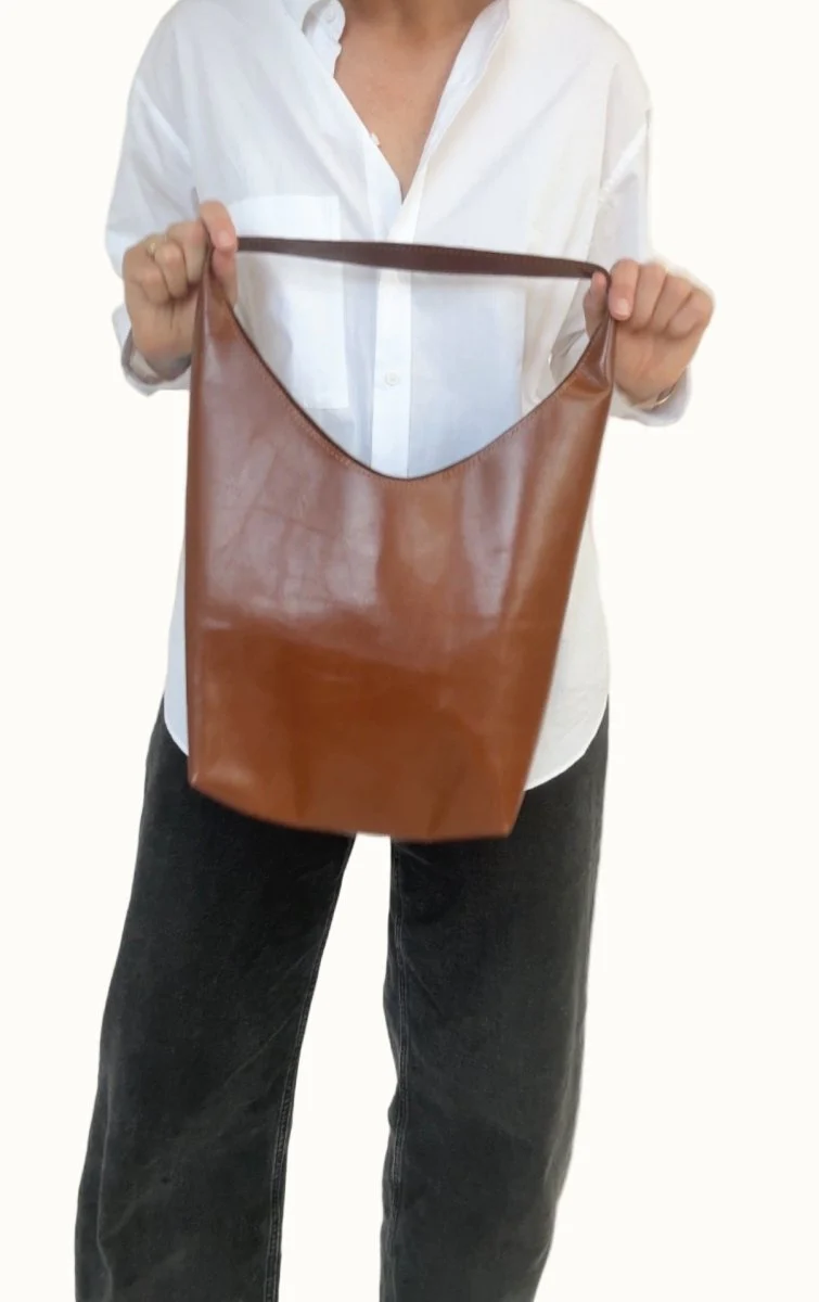 Market Canvas Bruna Shoulder Bag (Caramel) - Image 6