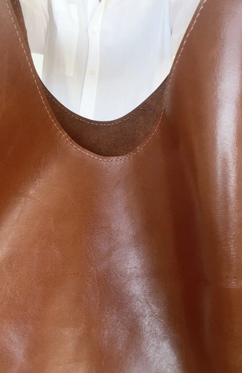 Market Canvas Bruna Shoulder Bag (Caramel) - Image 7