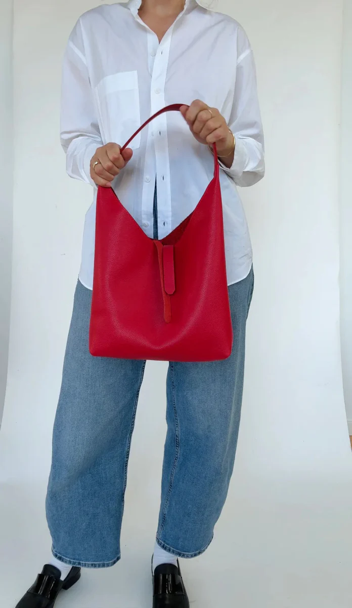 Market Canvas Bruna Shoulder Bag (Strawberry) - Image 3