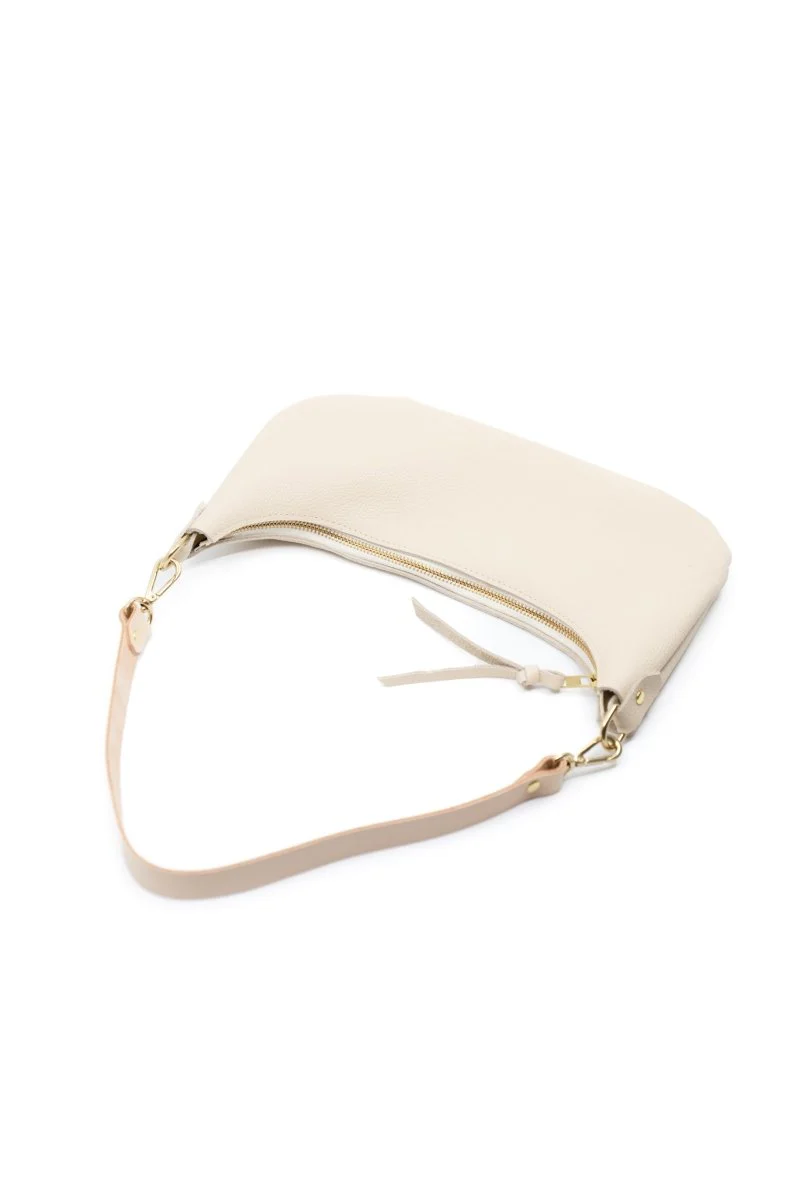 Market Canvas Caroline Shoulder Bag (Cream) - Image 4