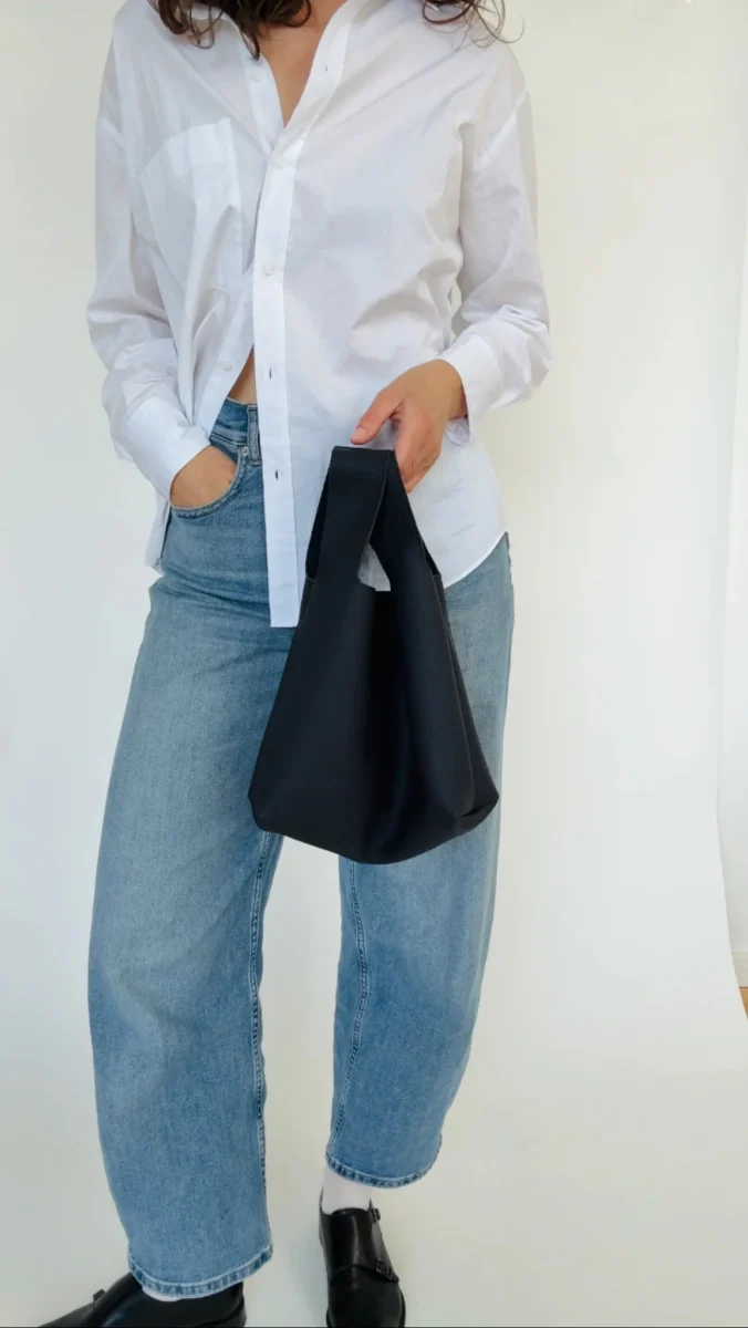 Market Canvas Issy Mini Tote (Dark Navy)