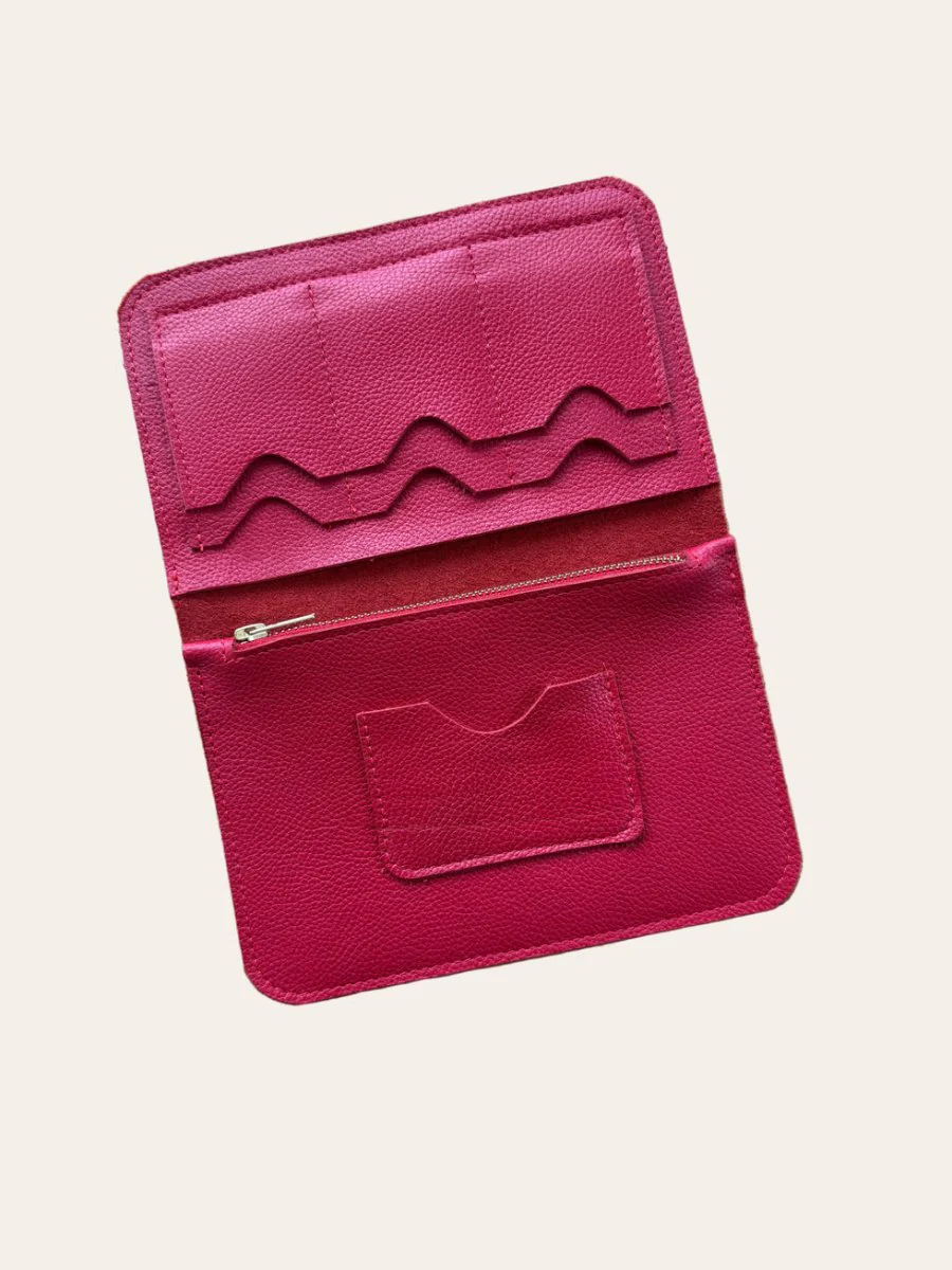 Market Canvas Ivy Leather Clutch Wallet (Various Colours) - Image 16