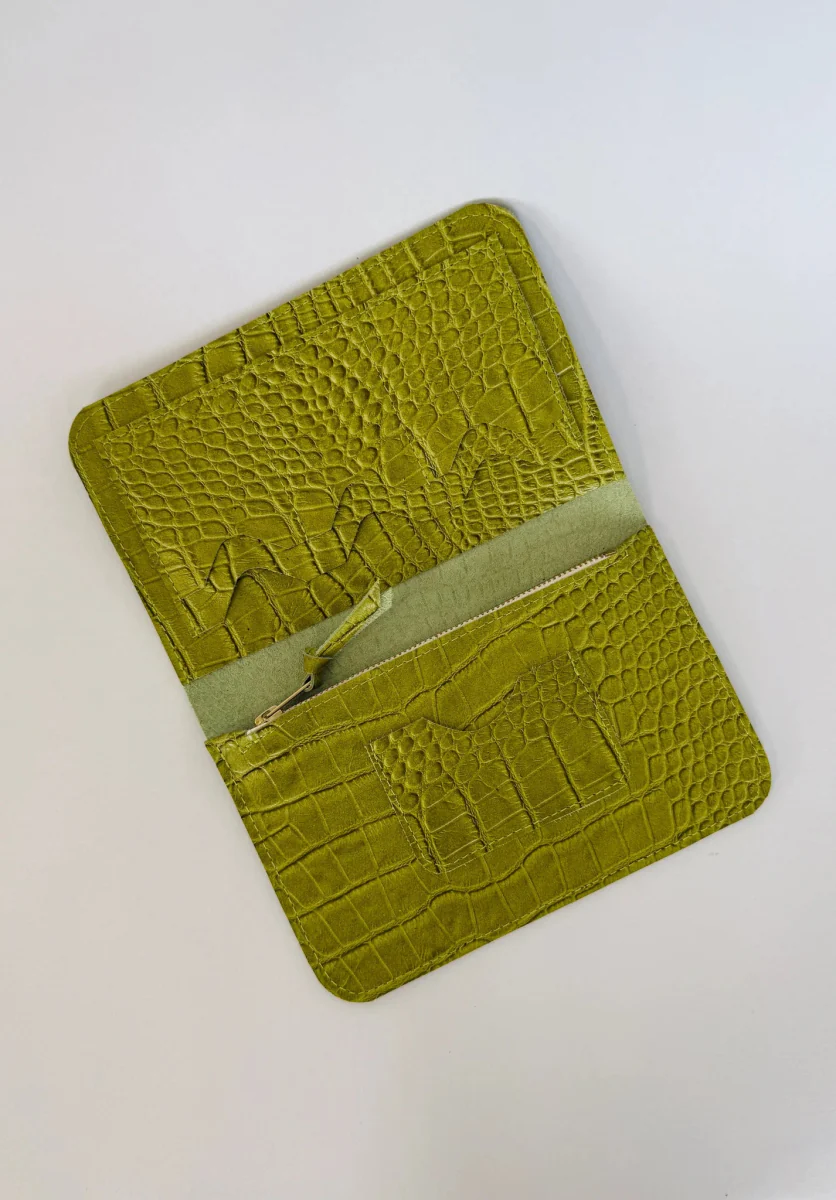 Market Canvas Ivy Leather Clutch Wallet (Various Colours) - Image 3