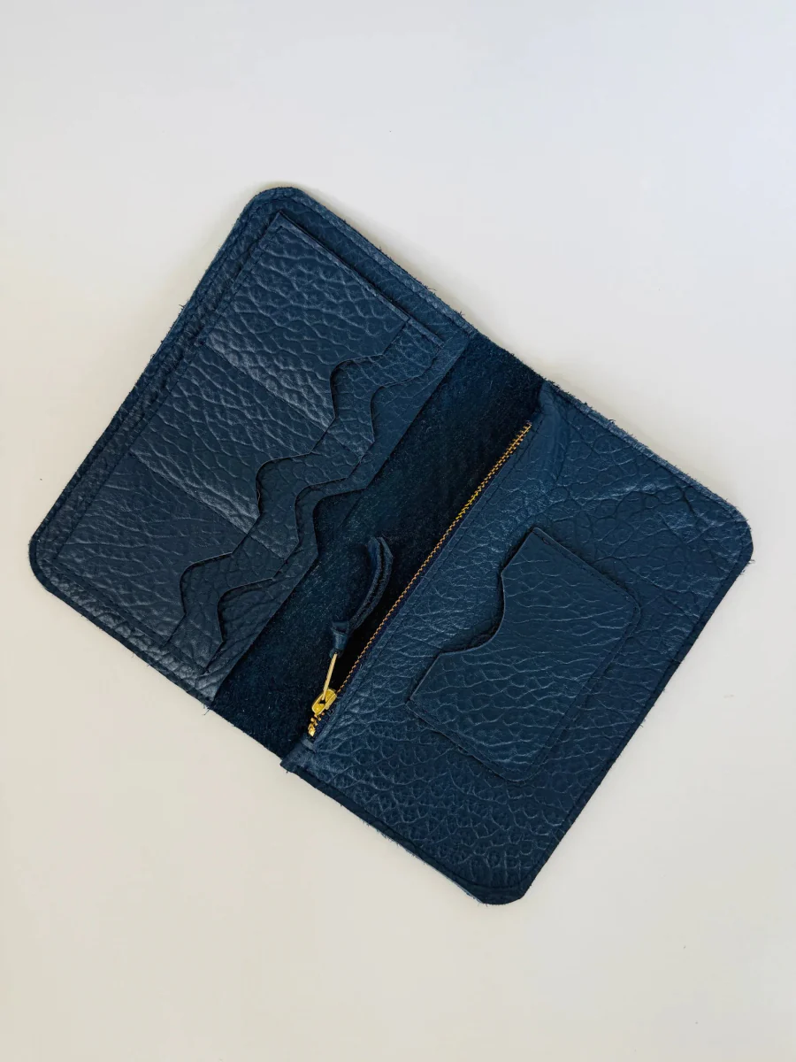 Market Canvas Ivy Leather Clutch Wallet (Various Colours) - Image 5