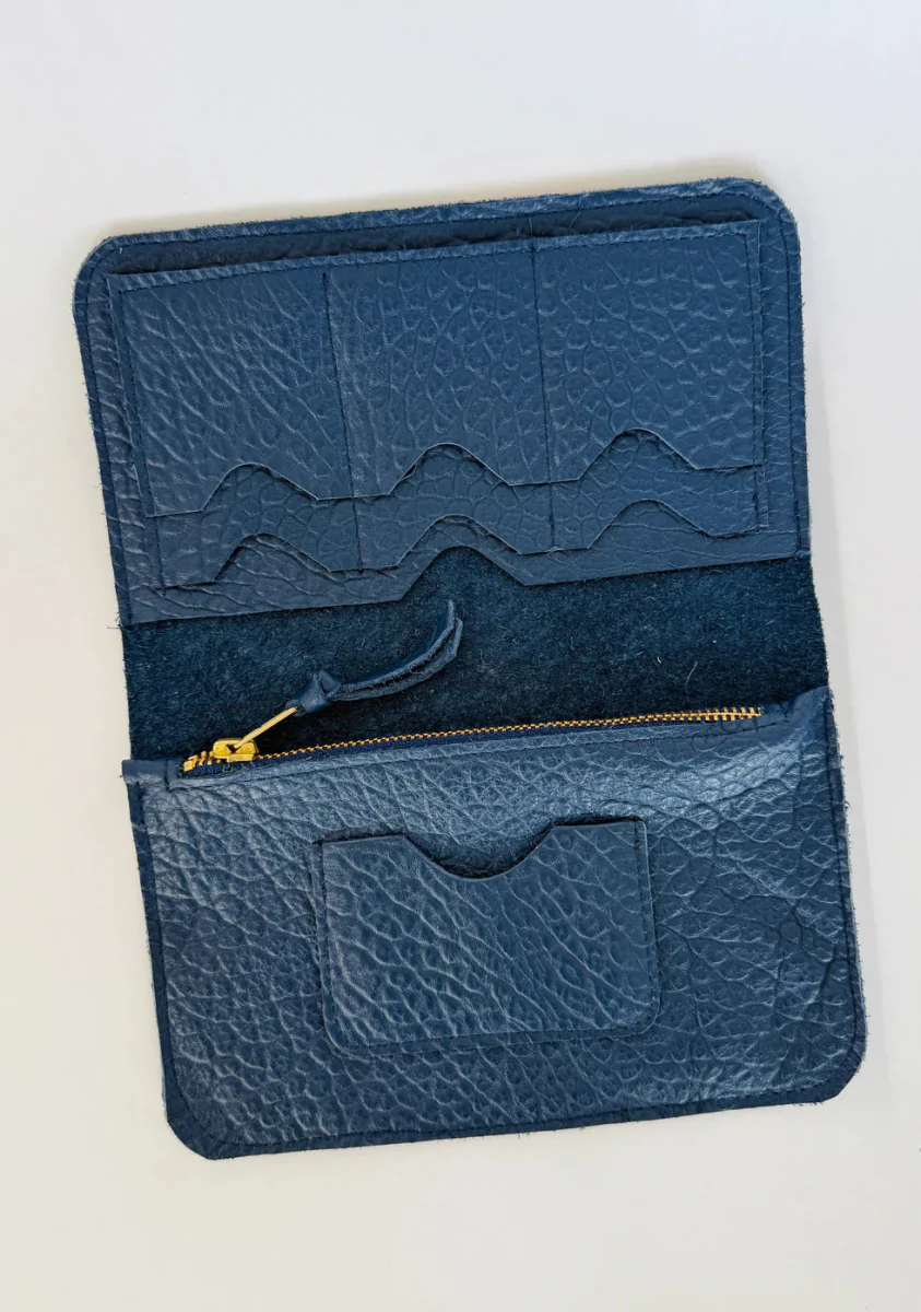 Market Canvas Ivy Leather Clutch Wallet (Various Colours) - Image 6