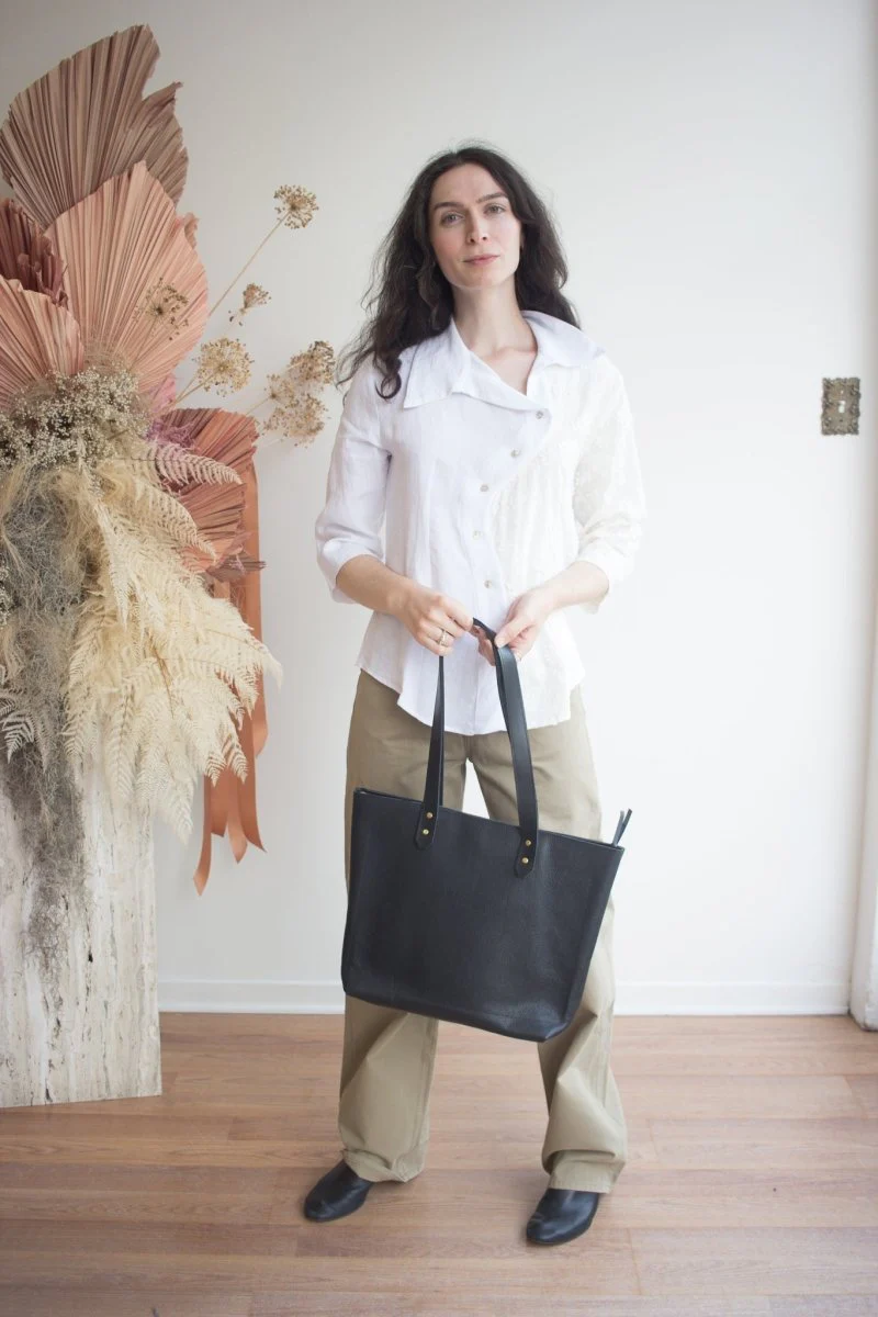 Market Canvas Marina Commuter Tote (Noir)