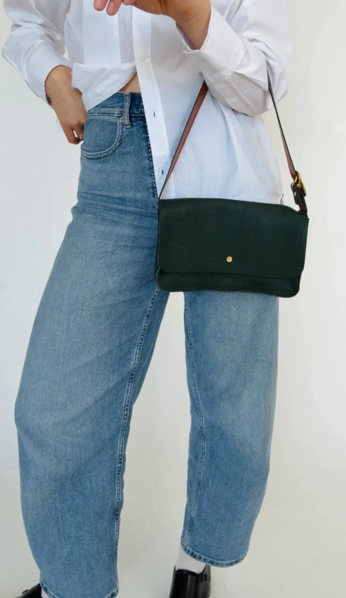 Market Canvas Molly Crossbody Bag (Kale) - Image 2