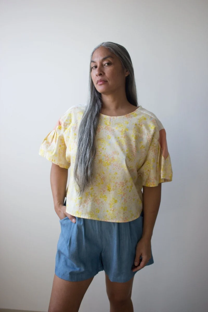 Meemoza Maelle Shorts (Old Blue Tencel) - Image 6