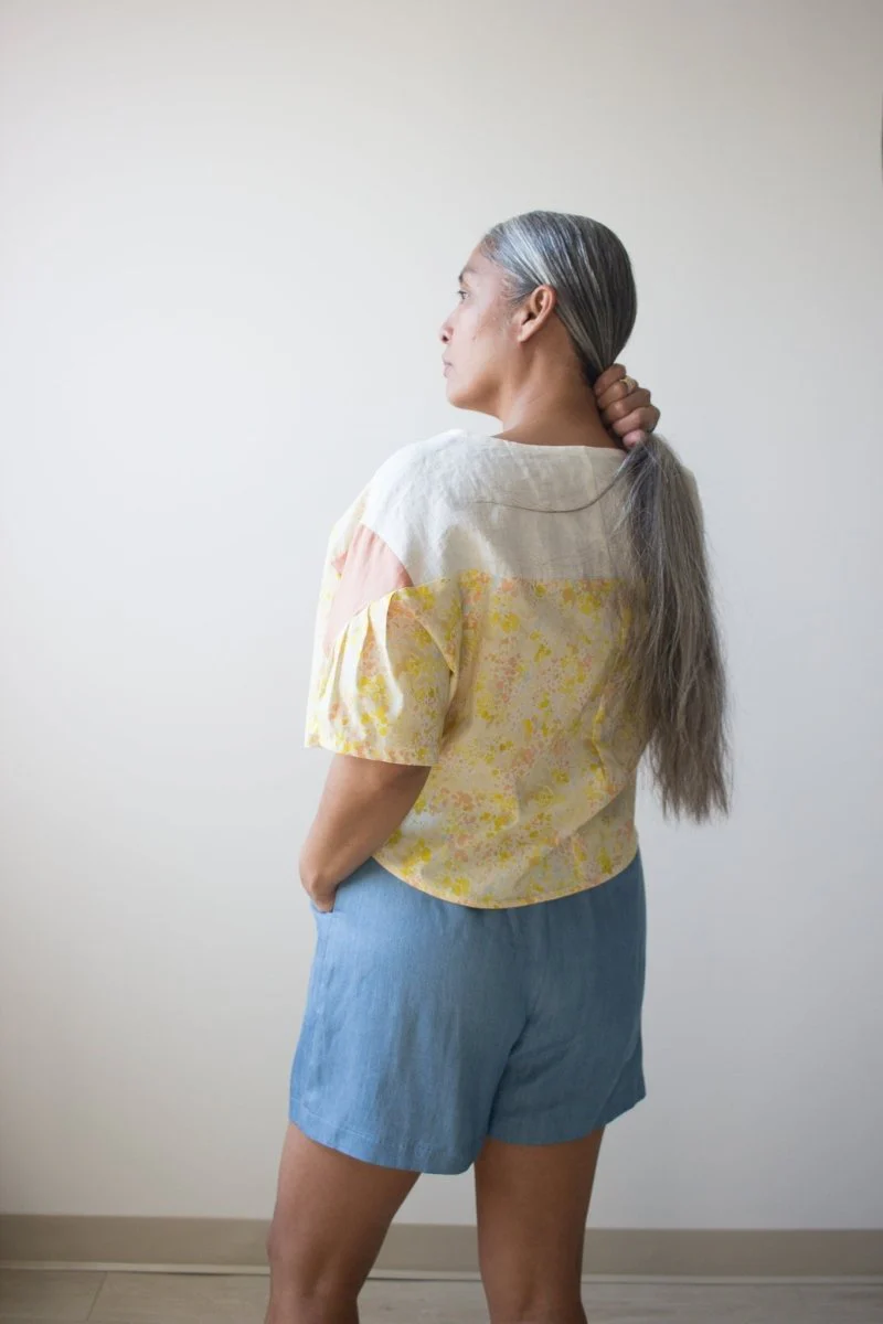 Meemoza Maelle Shorts (Old Blue Tencel) - Image 9