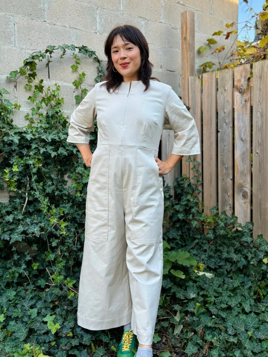 Meg 70's Jumpsuit (Ivory) - Image 16