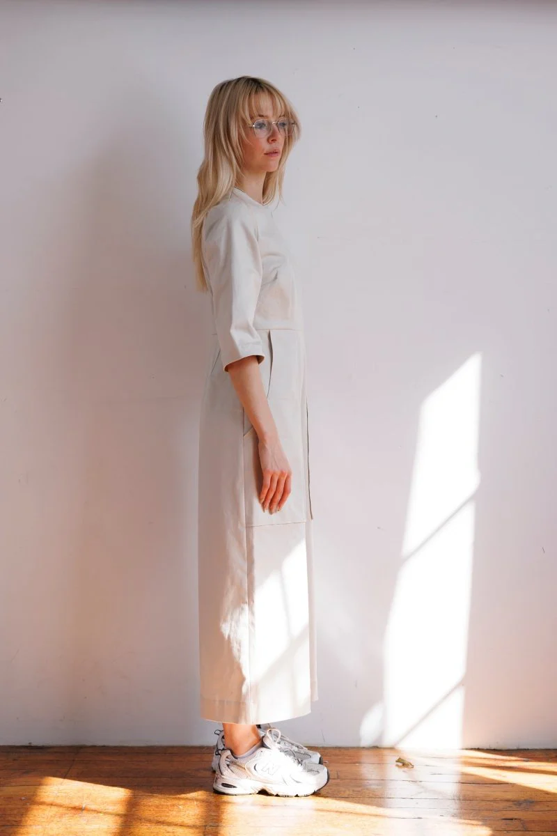 Meg 70's Jumpsuit (Ivory) - Image 7