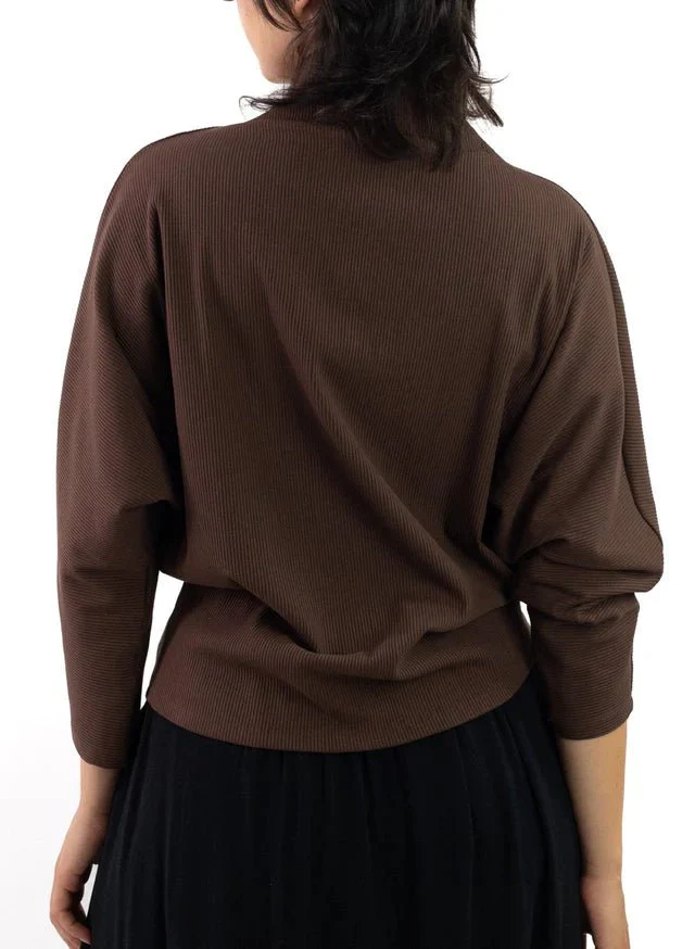 Meg Batwing Skinny Top (Coco) - Image 15