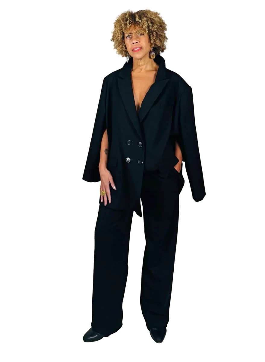 Meg Cape Jacket (Black)