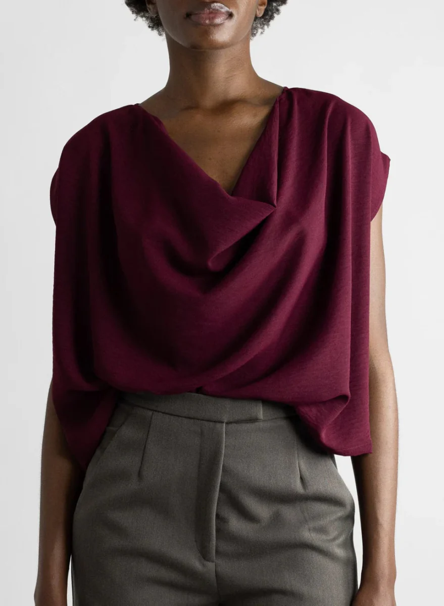 Meg Cowl Top (Porto) - Image 6