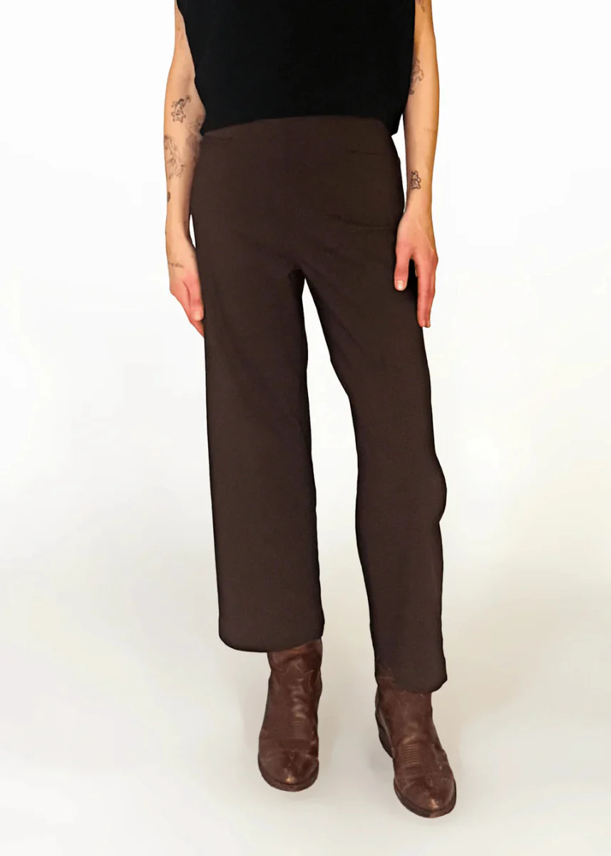 Meg Short Odette Pant (Chocolate) - Image 15