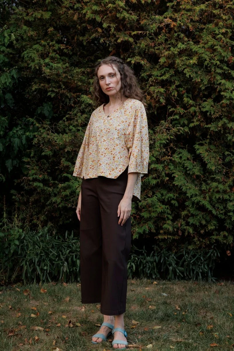 Meg Short Odette Pant (Chocolate) - Image 3