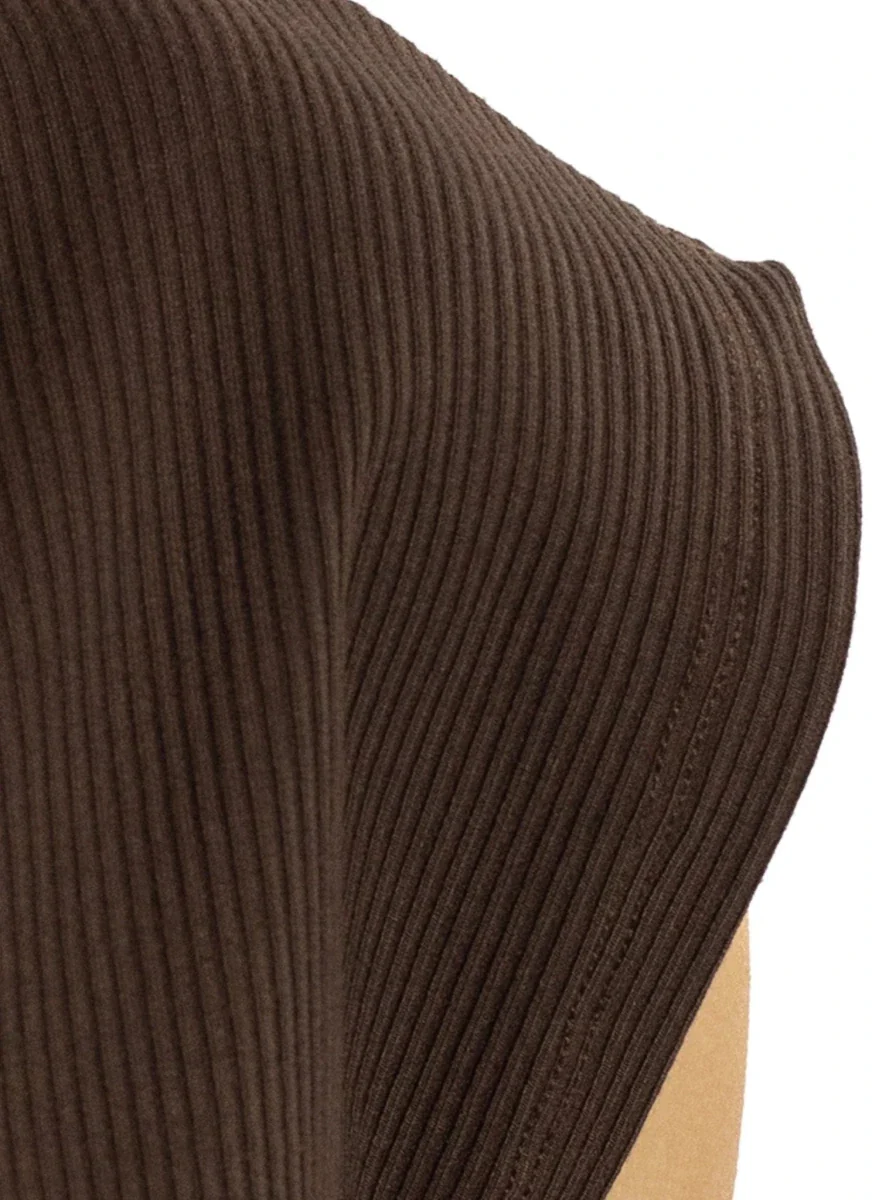 Meg Sleeveless Skinny Top (Coco) - Image 5