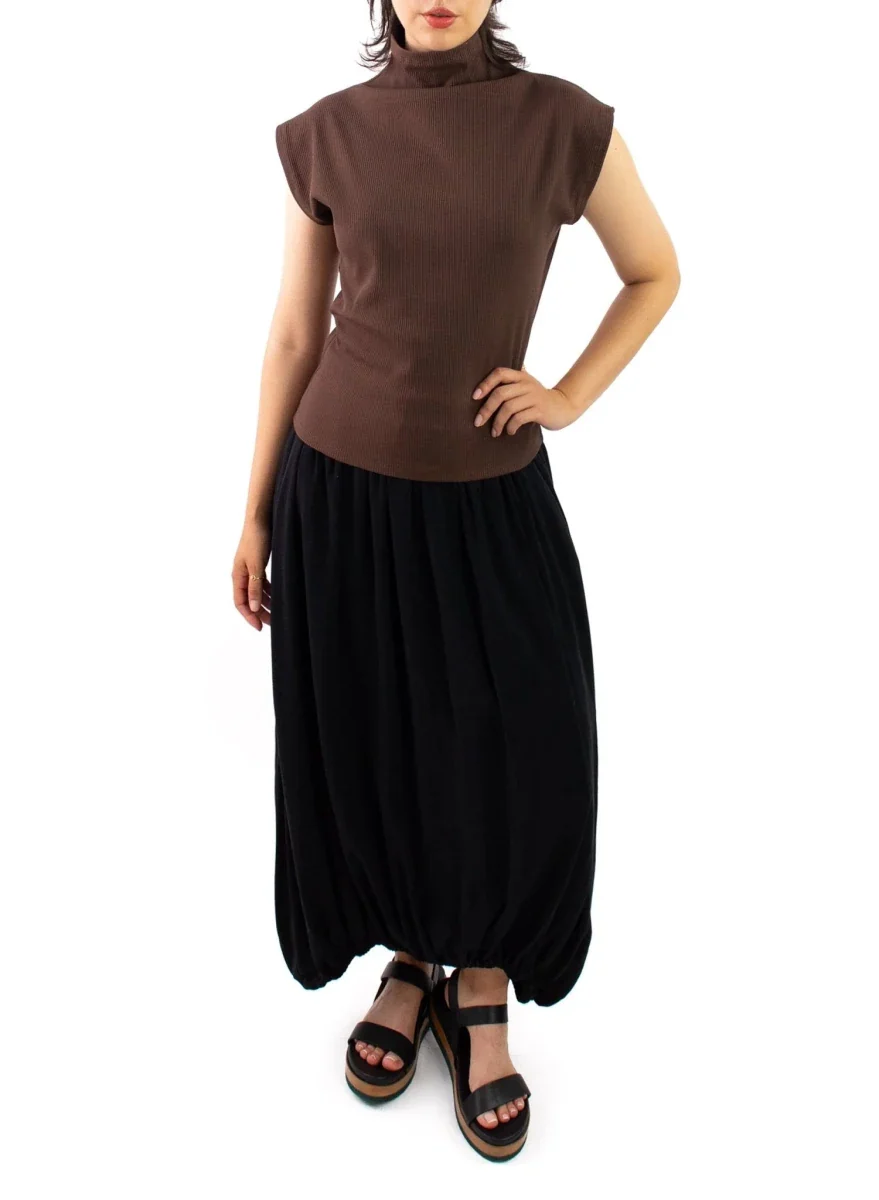 Meg Sleeveless Skinny Top (Coco) - Image 6
