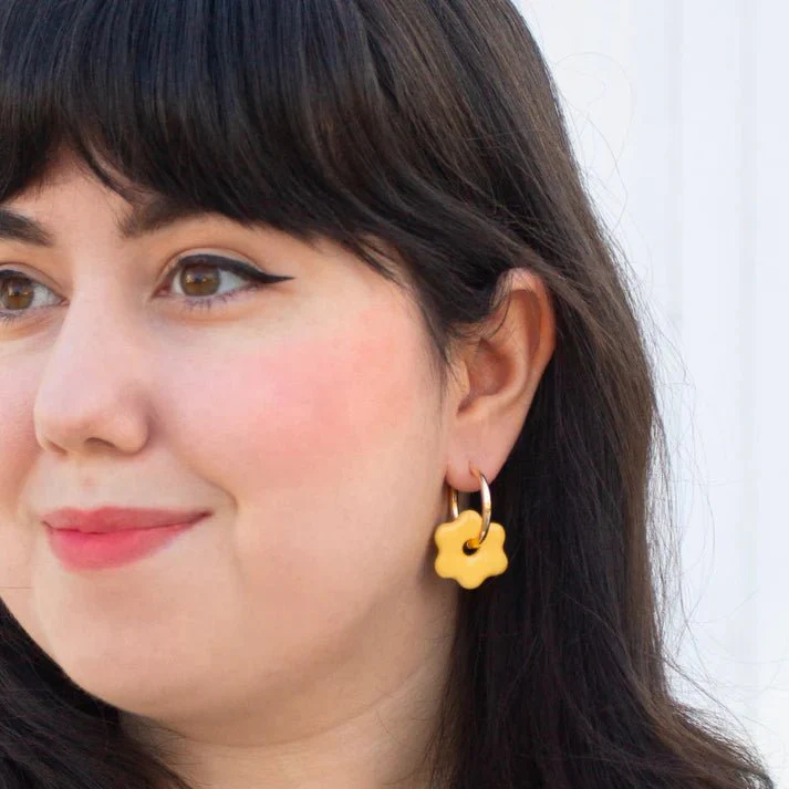 Meghan MacWhirter Daisy Hoops (Many Colours) - Image 7