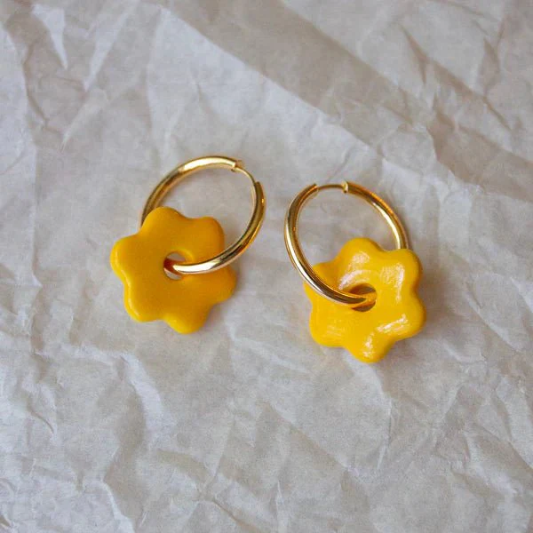 Meghan MacWhirter Daisy Hoops (Many Colours) - Image 8