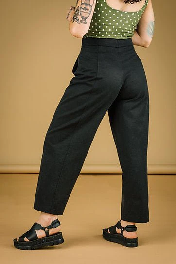 Mercedes Morin Barrel Pants (Black) - Image 7