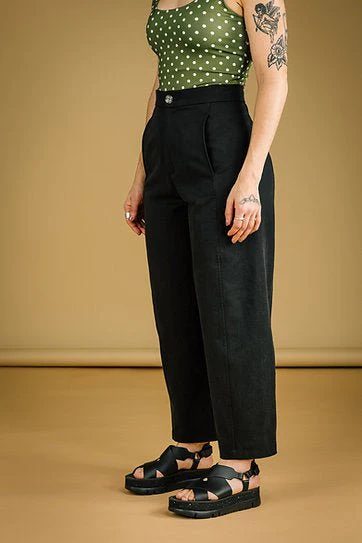 Mercedes Morin Barrel Pants (Black) - Image 9