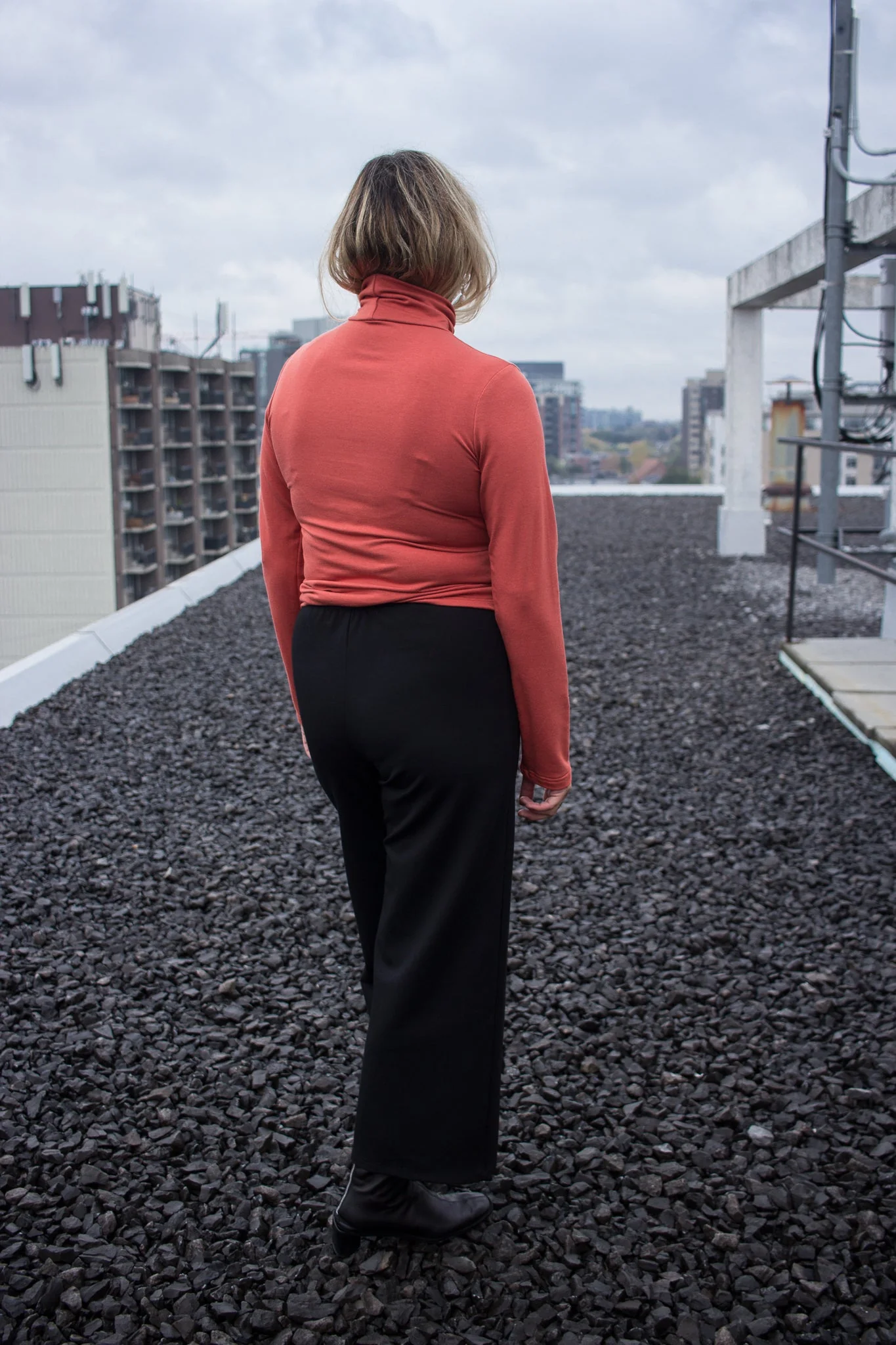 Mercedes Morin Flare Pants - Cropped or Long (Black) - Image 15