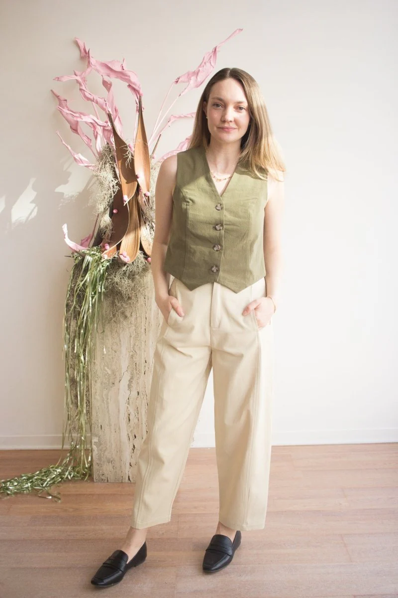 Mercedes Morin Barrel Pants (Ivory) - Image 3