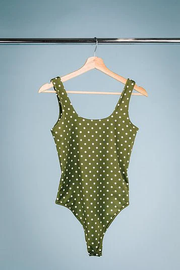 Mercedes Morin Sync Bodysuit (Green Polka Dot) - Image 5