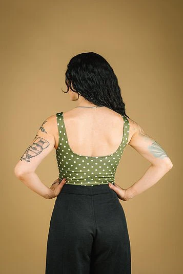 Mercedes Morin Sync Bodysuit (Green Polka Dot) - Image 6