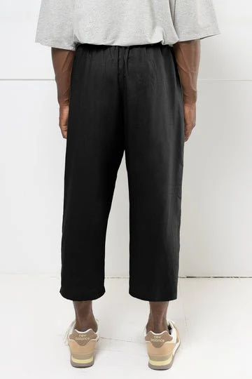 Mercy House Henri Pleated Pants (Black) - Image 5