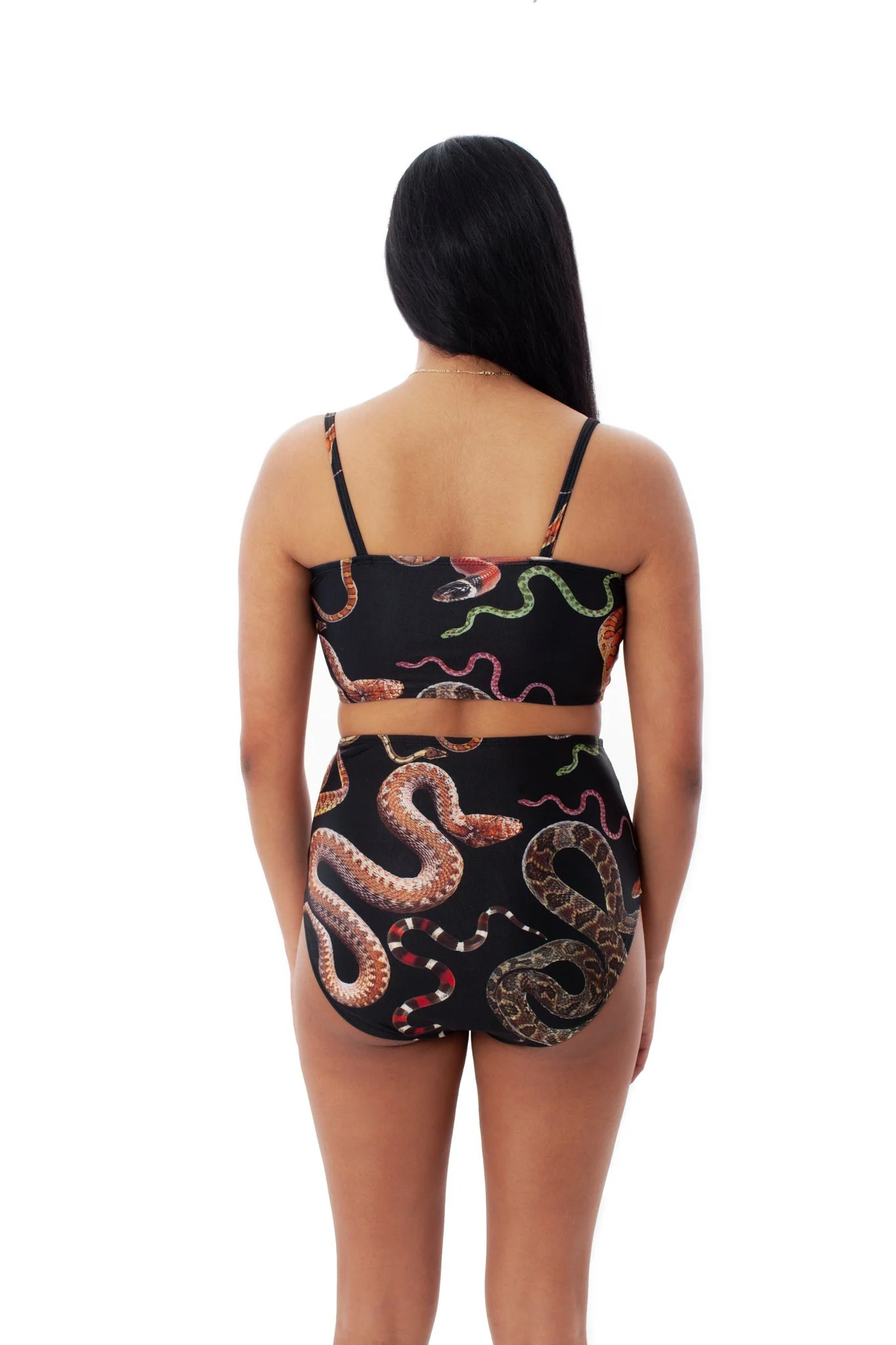 Minnow Bathers Anaconda Top (Snake Print) - Image 2