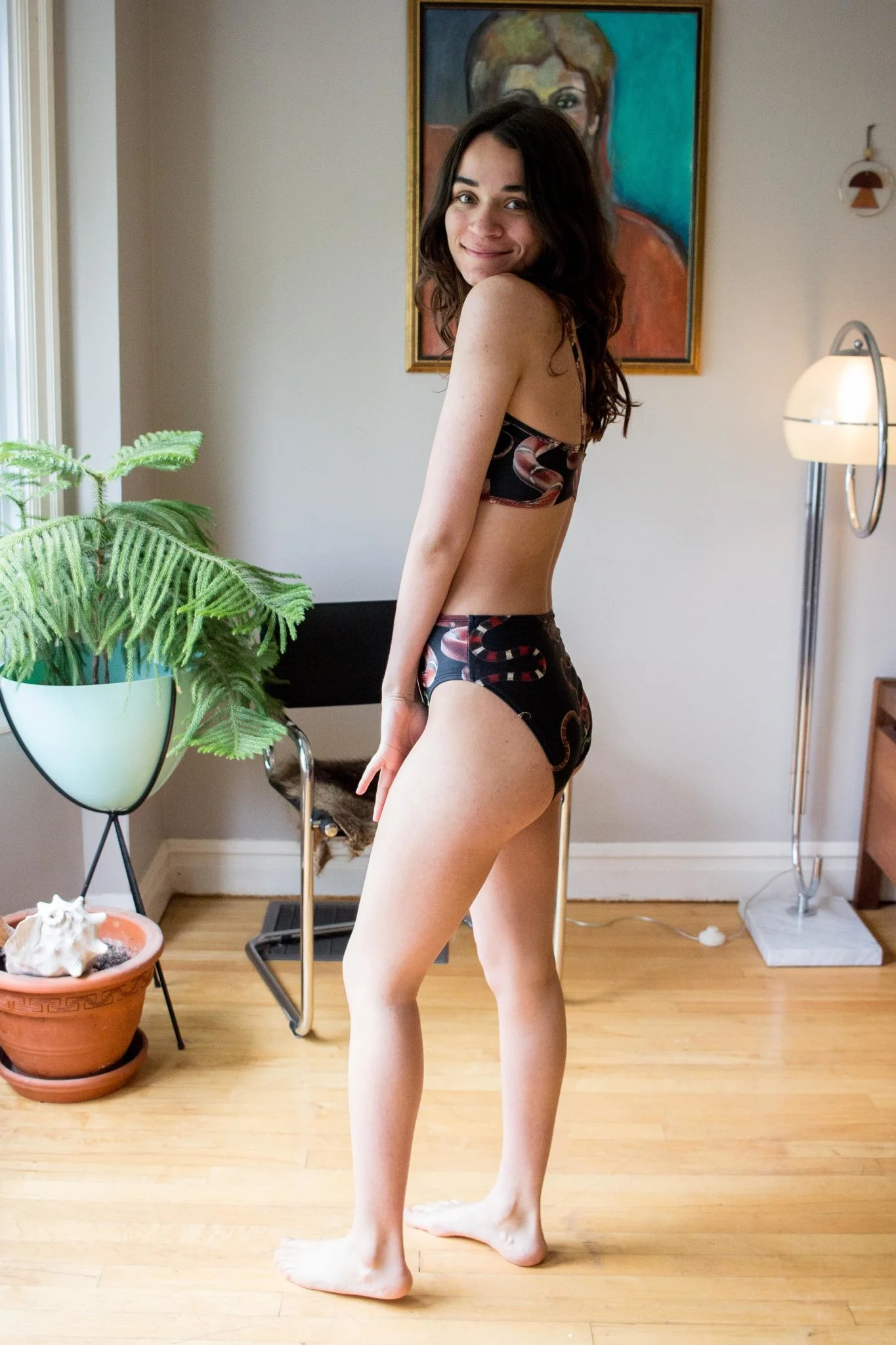 Minnow Bathers Bronze Bottoms (Snake Print) - Image 4