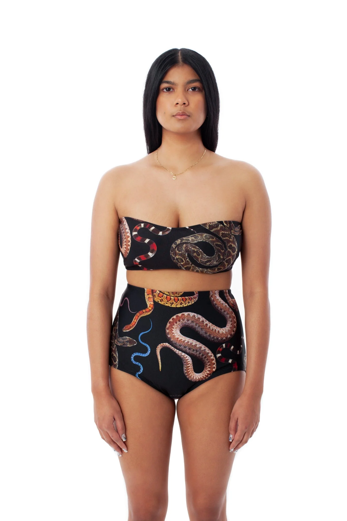 Minnow Bathers Garter Bottoms (Snake Print) - Image 6