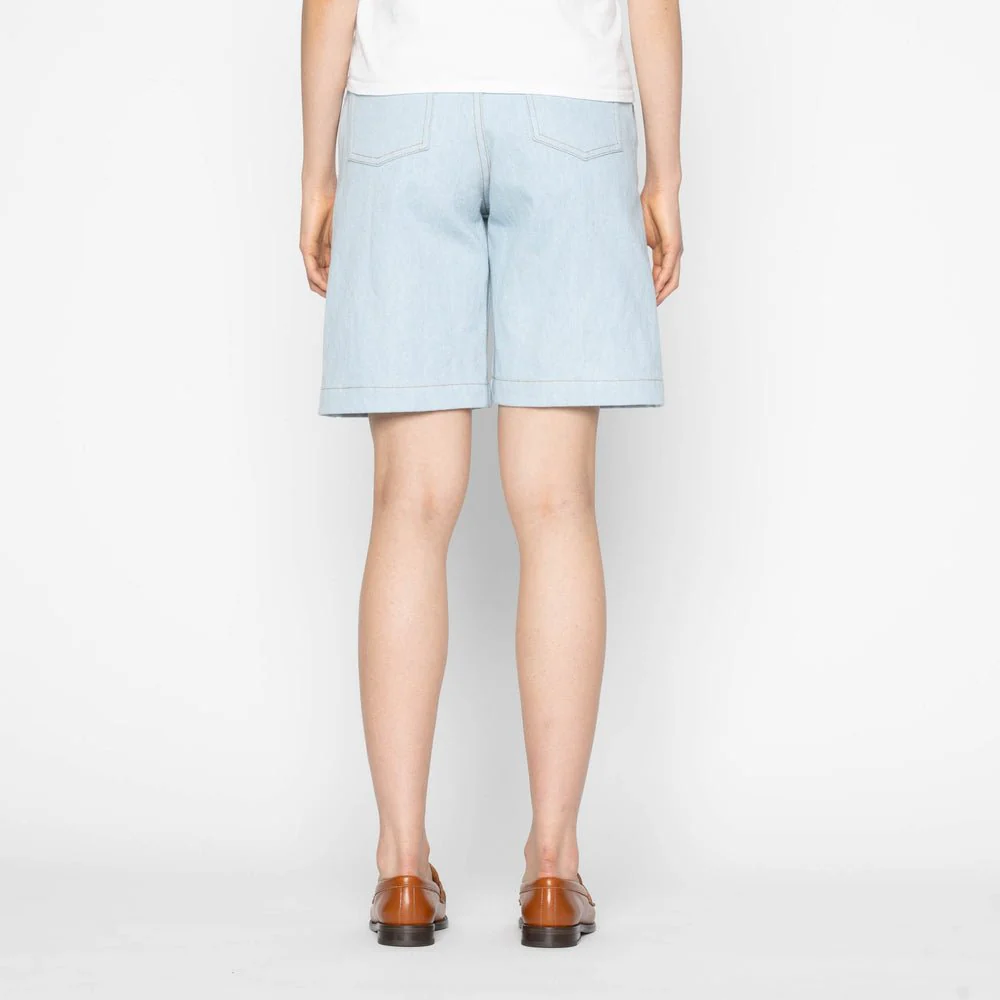 Naked & Famous Andie Denim Shorts (Secret Agent Bleach Denim) - Image 10