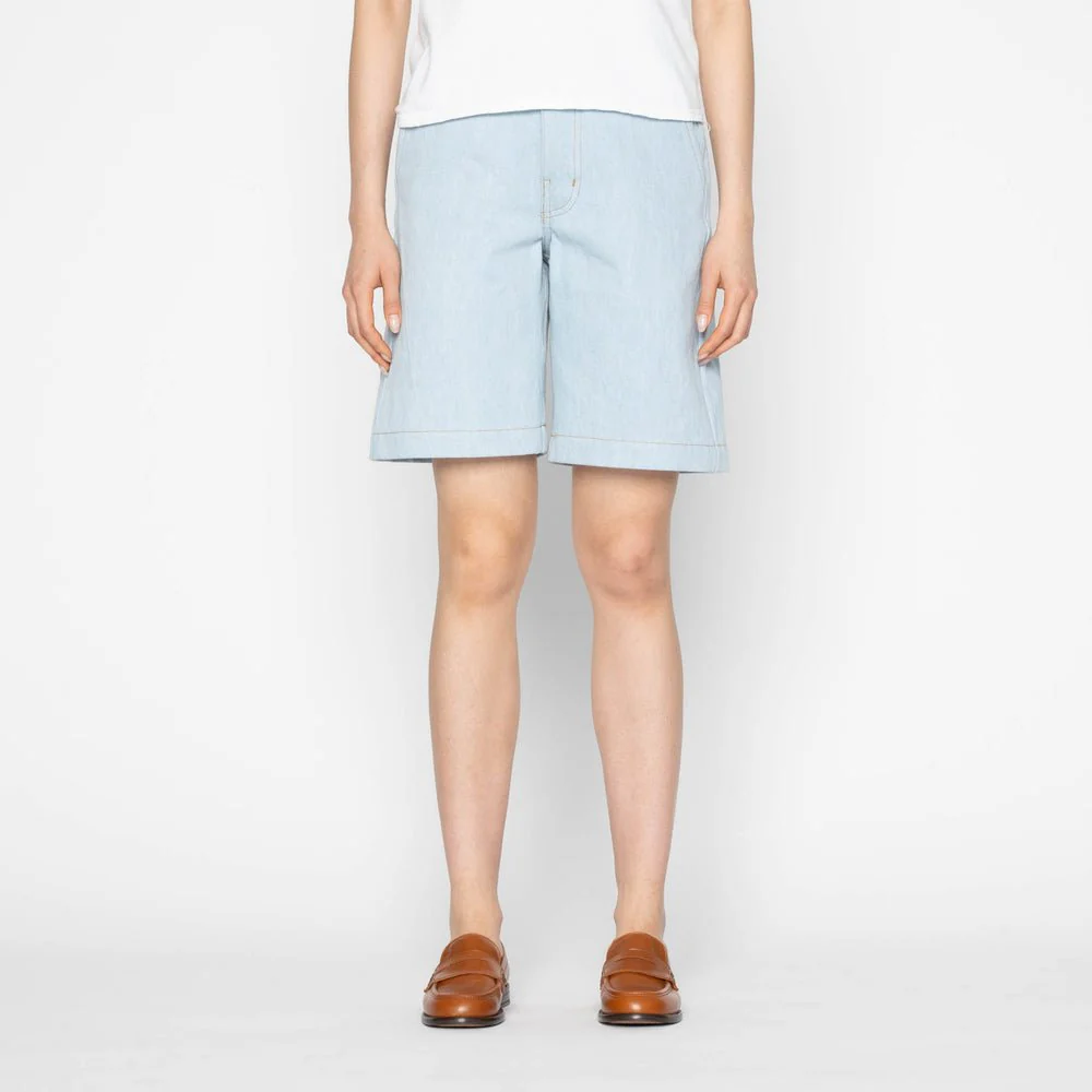 Naked & Famous Andie Denim Shorts (Secret Agent Bleach Denim) - Image 8
