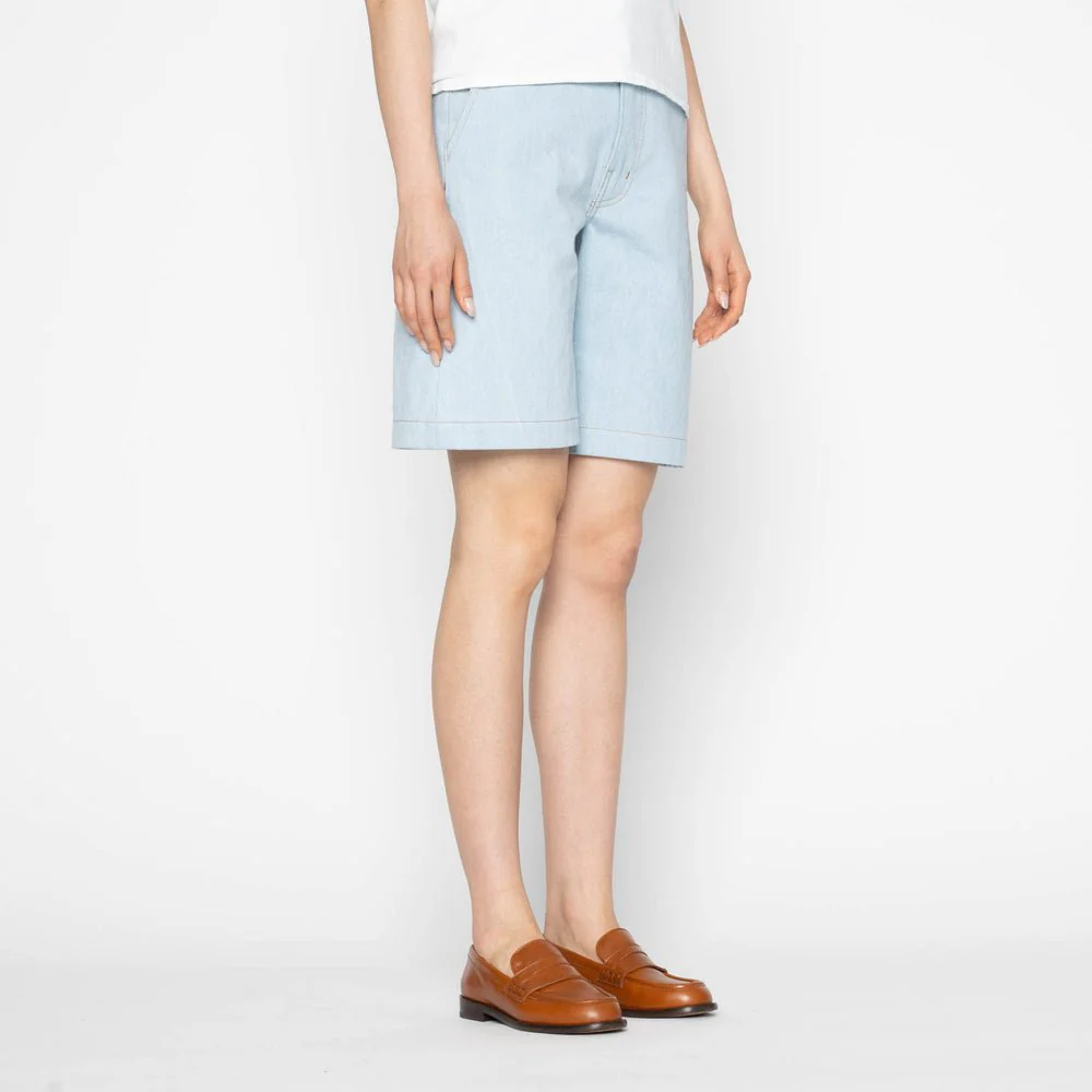 Naked & Famous Andie Denim Shorts (Secret Agent Bleach Denim) - Image 9