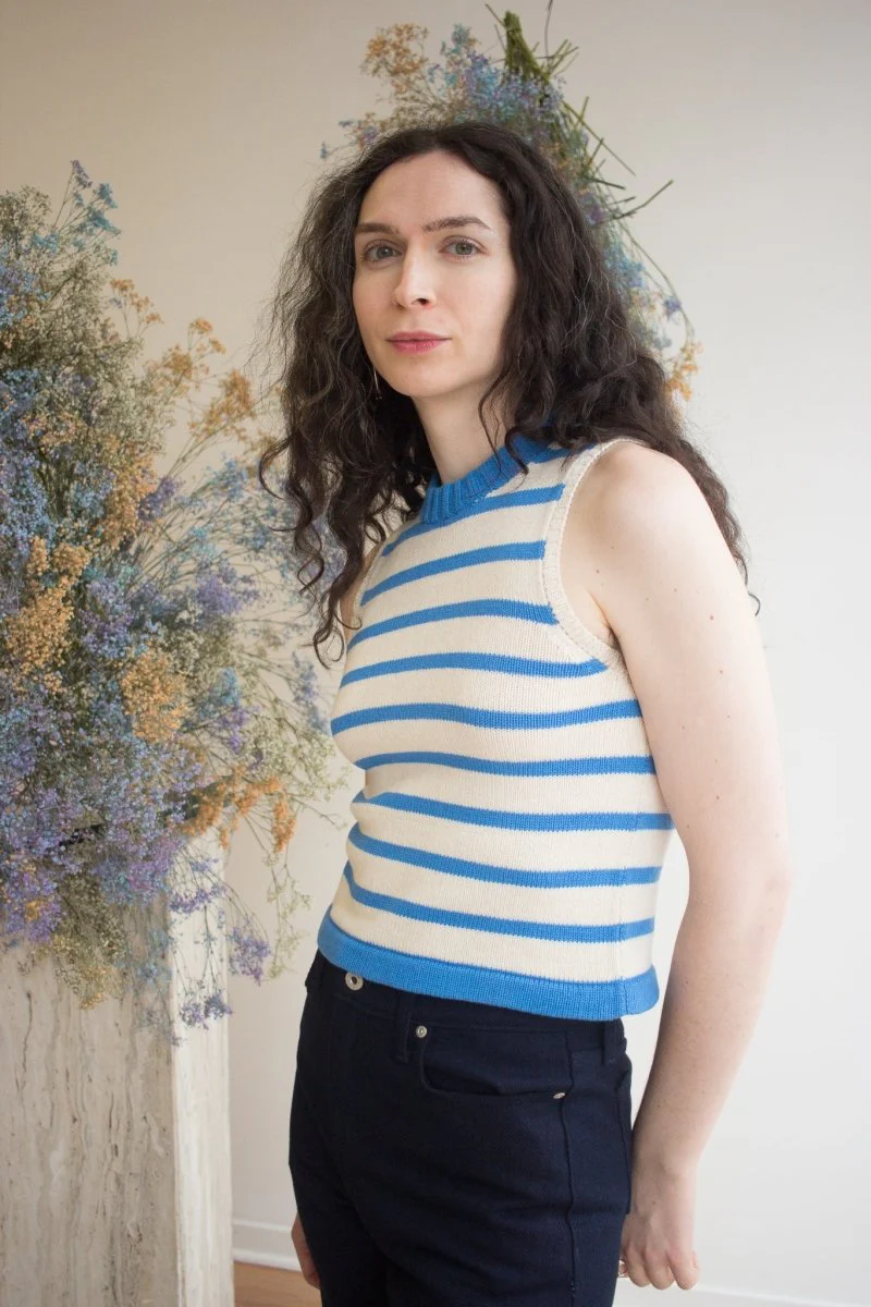 Naked & Famous Bestie Jeans (Maekake Dobby - Indigo) - Image 3