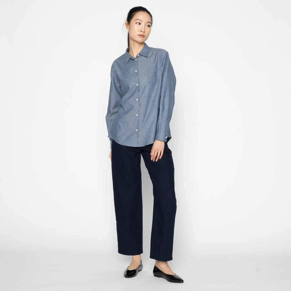Naked & Famous Bestie Jeans (Maekake Dobby - Indigo) - Image 4