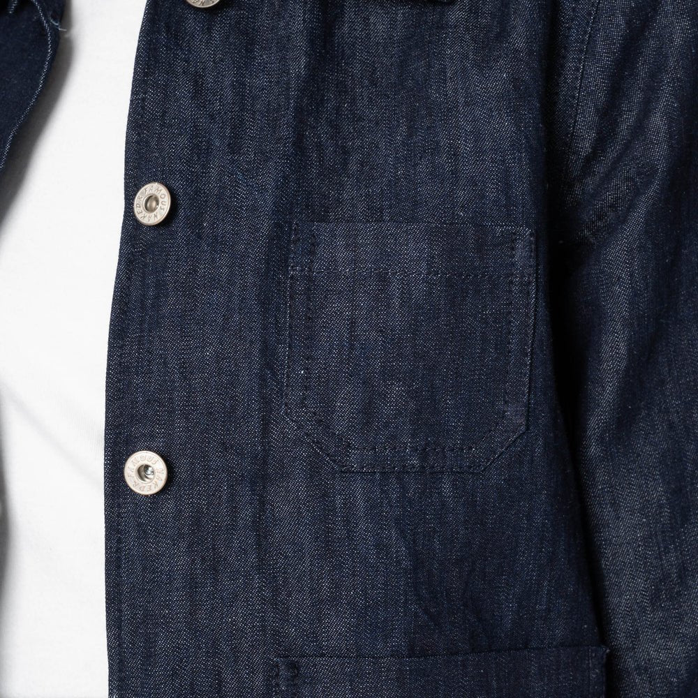 Naked & Famous Gracie Jacket (Linen Blend Denim) - Image 11