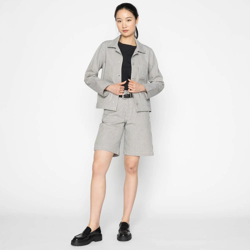 Naked & Famous Gracie Jacket (Organic Hickory) - Image 7