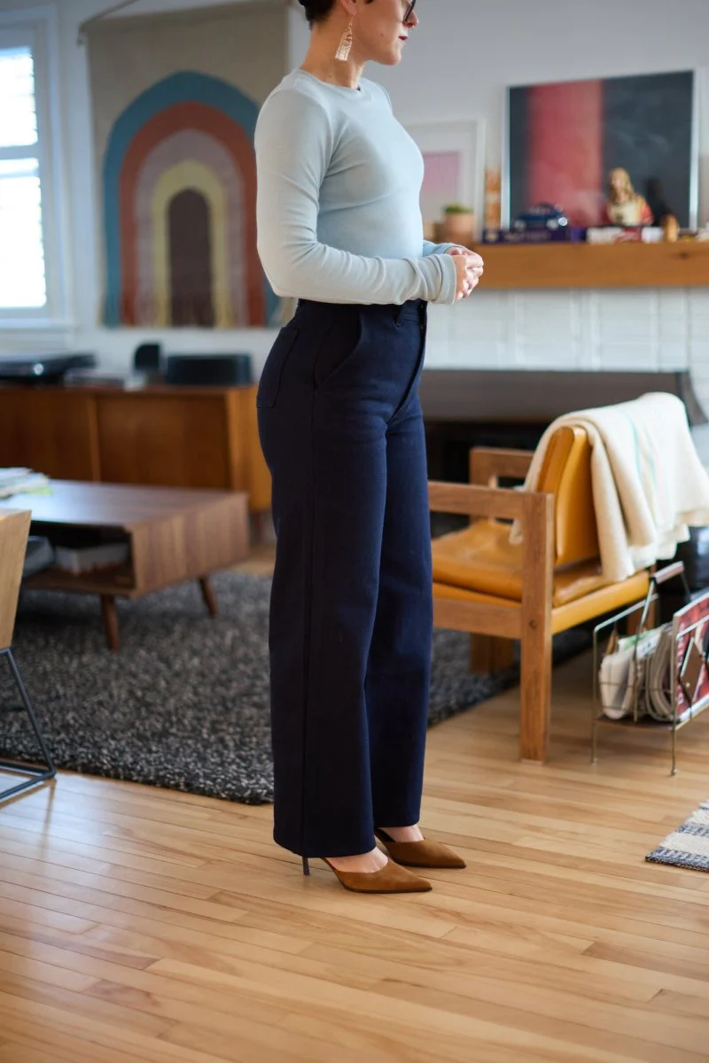 Naked & Famous Maudie Jeans (Maekake Dobby Indigo)