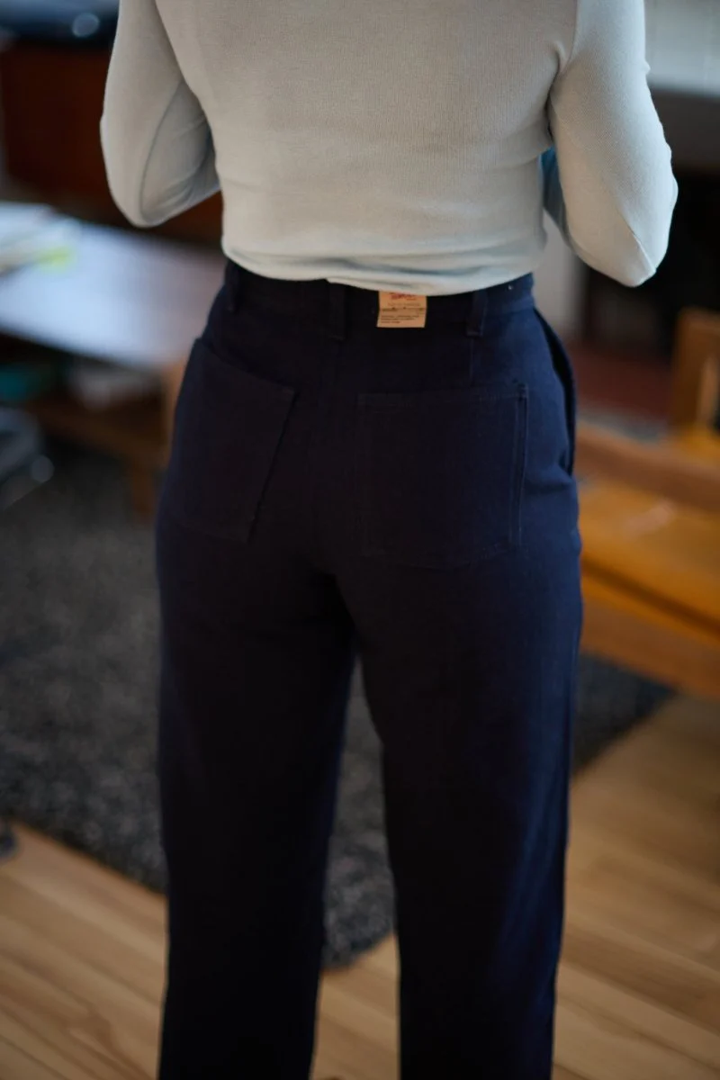 Naked & Famous Maudie Jeans (Maekake Dobby Indigo) - Image 5